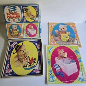Whitman Tell-a-Tale Picture Puzzles Set Vintage